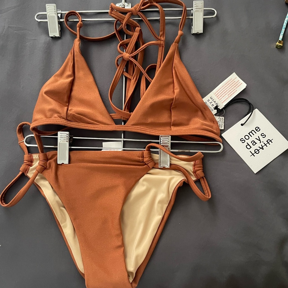 Somedays Lovin Copper Bikini Set